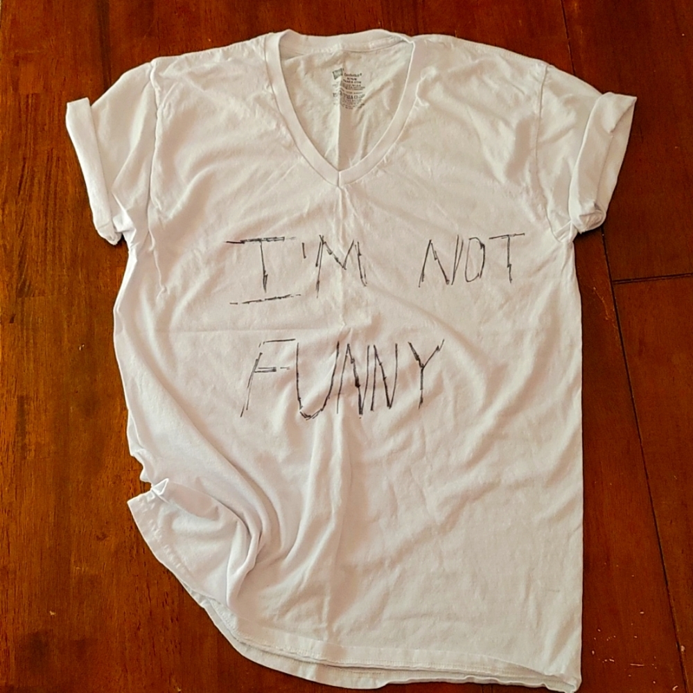 "I'm not funny" graphic tee